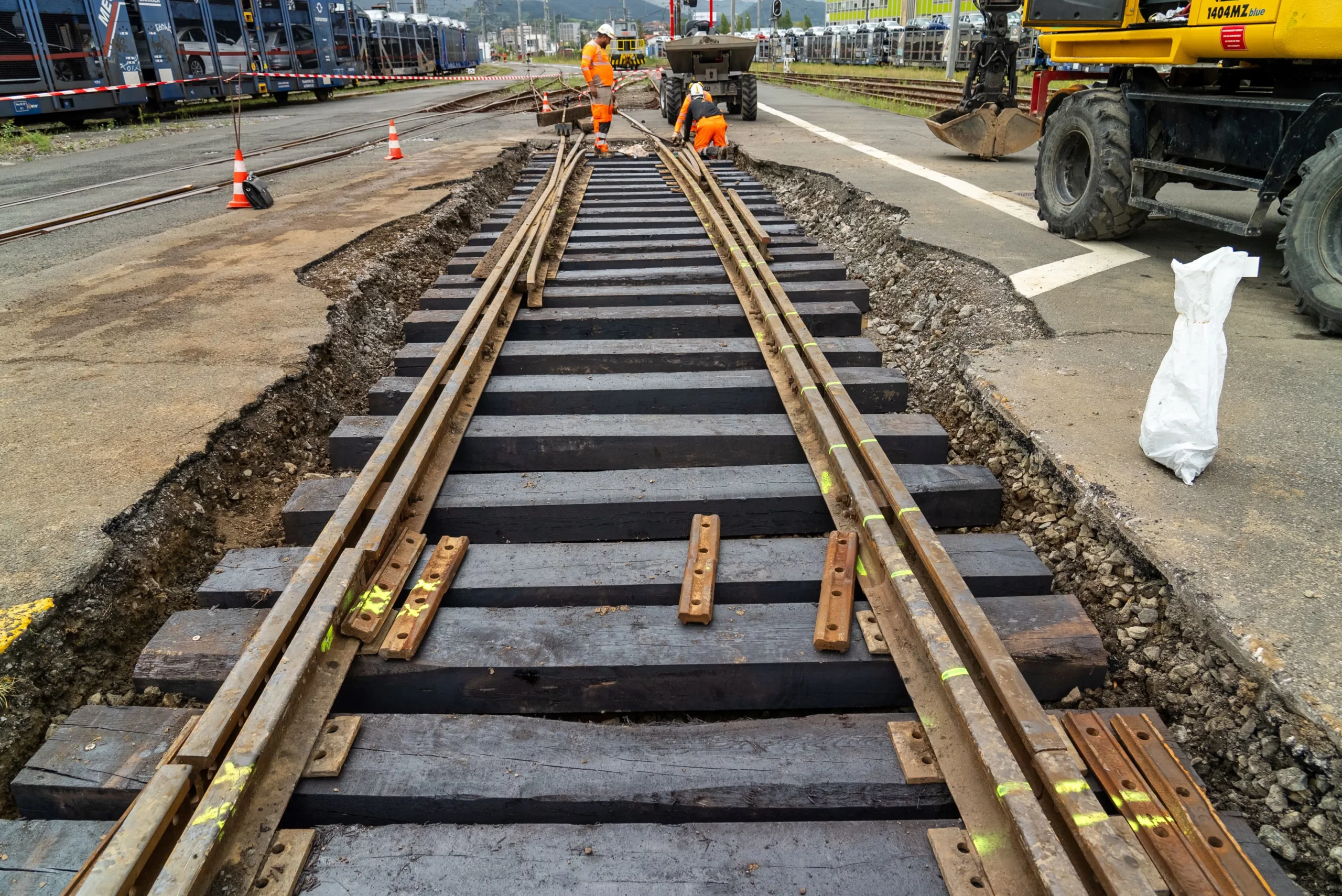 Opération d’entretien ferroviaire à Hendaye 1