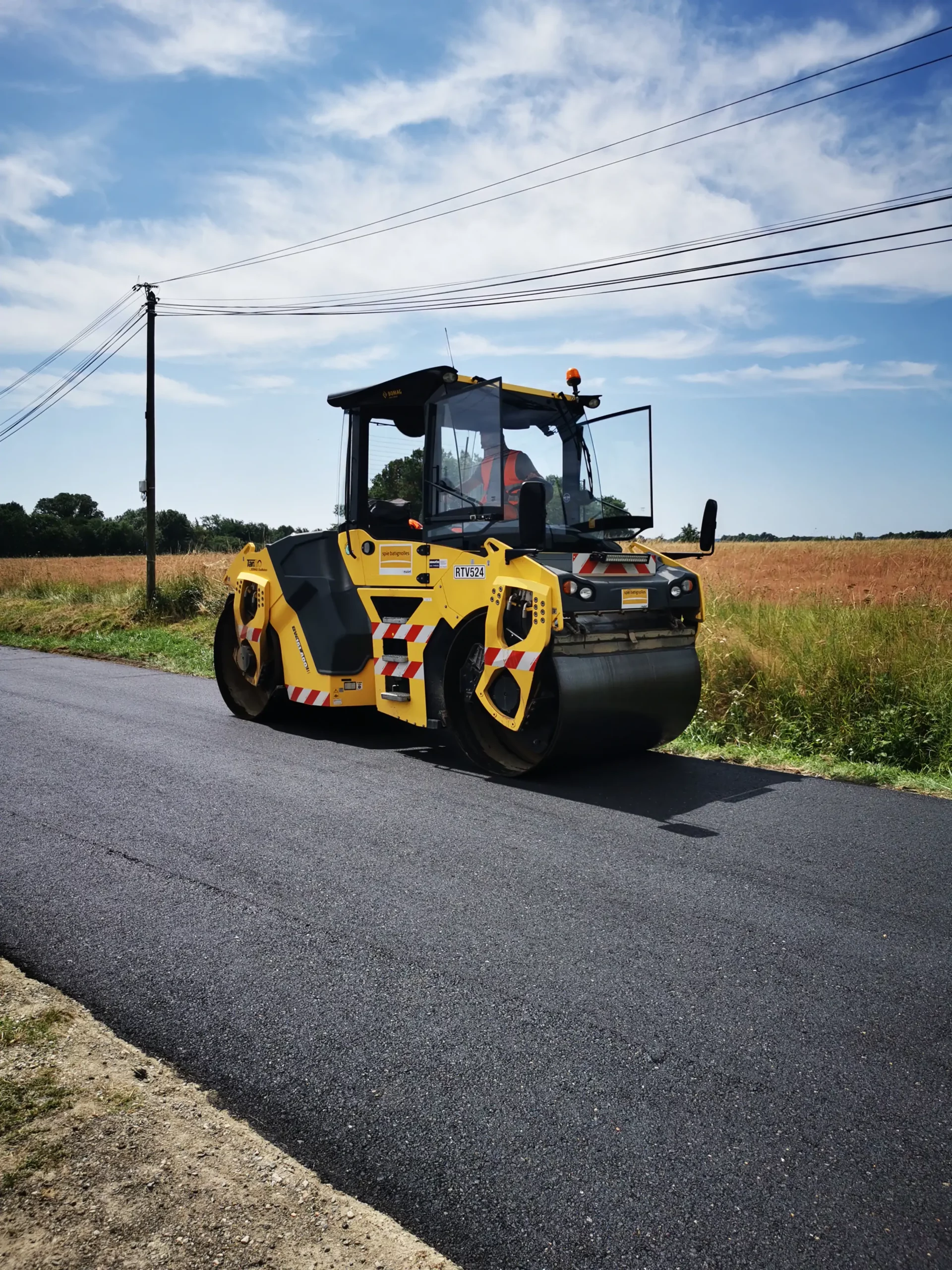 Rénovation de la RD50 en AGRECO+ à Fabas