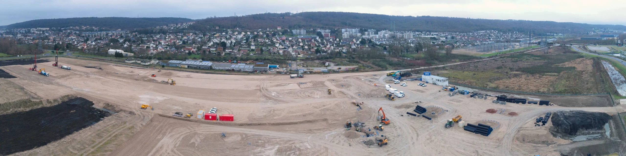 Spie batignolles Le Foll TP plateforme logistique colissimo