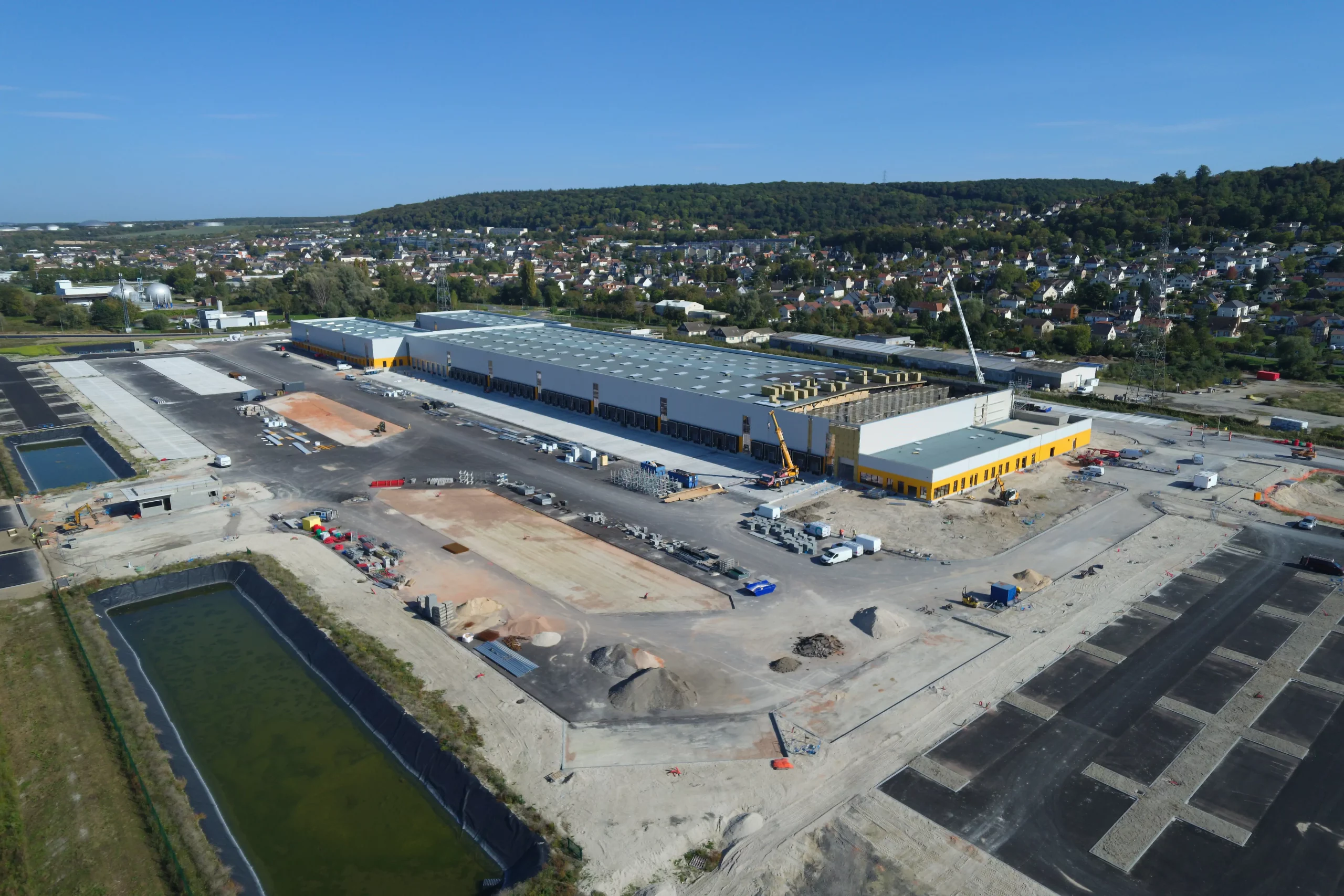 Spie batignolles Le Foll TP plateforme logistique Colissimo