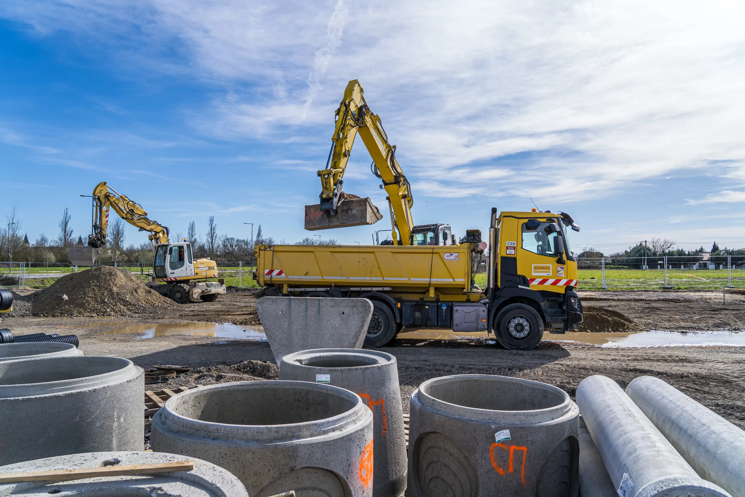 Aménagement extérieurs collège PALEFICAT